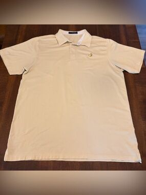 Masters Clubhouse Collection Mens XL Logo Micro Stripe Stretch Golf Polo Shirt